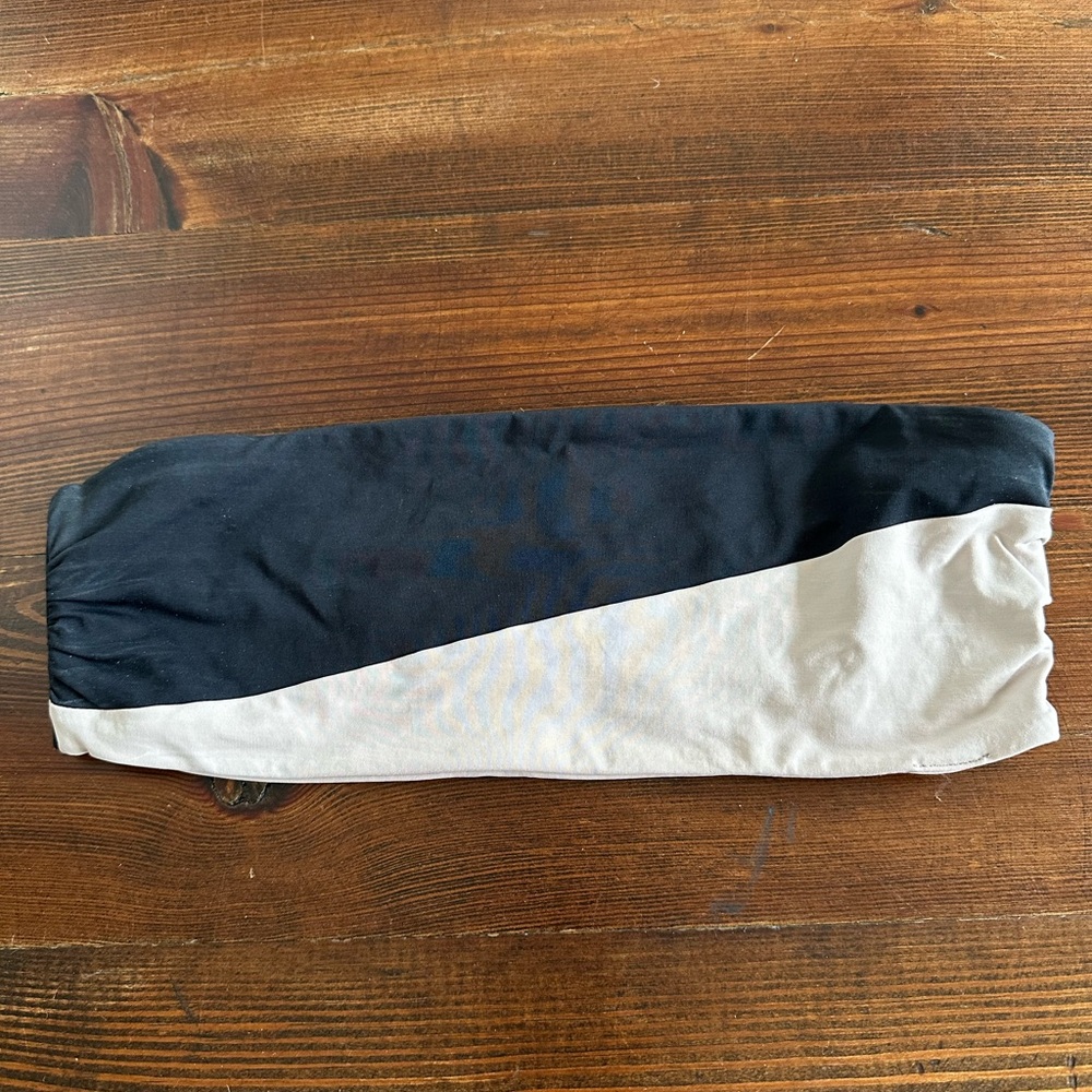 Tavik Black and Taupe Bandeau Bikini Top